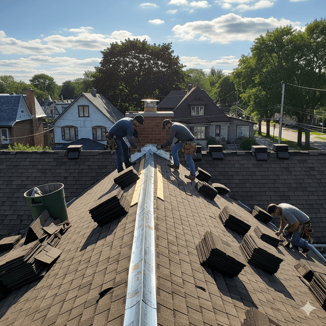 Remplacement de bardeaux – Toiture résidentielle